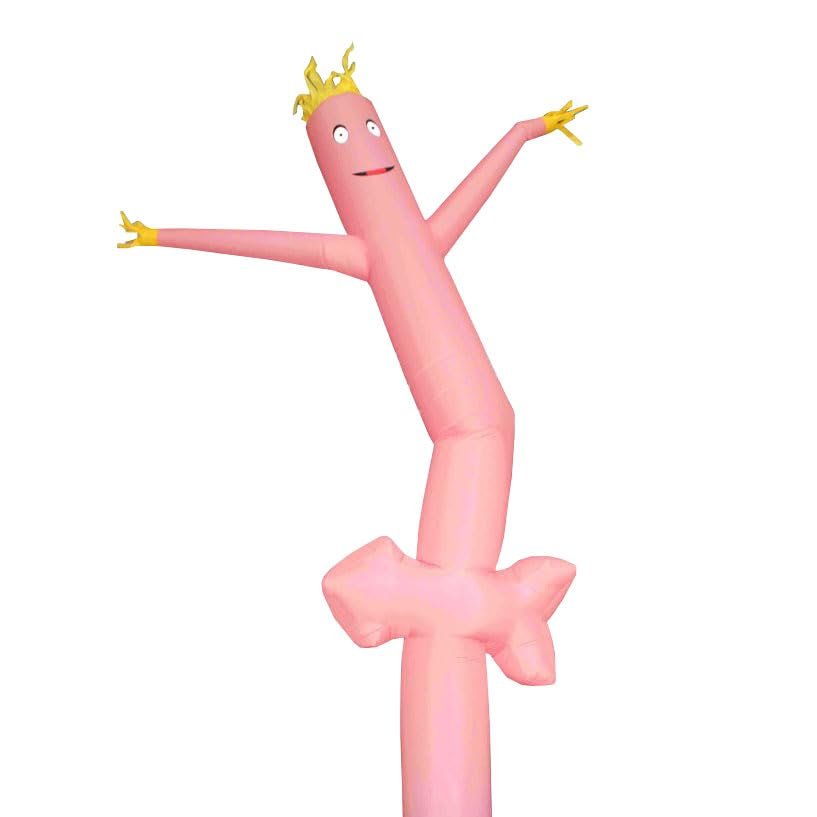 Pink Arrow Dancing Fly Guy | 12' Foot Tall x 12" Inch Diameter | Fun Wacky Waving Inflatable Arm Flailing Tube Man | for Advertising, Promotion, and Entertainment (Requires Blower - NOT Included)