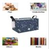QUEENLALA Rectangular Laundry Hamper/Foldable Nursery Laundry Basket for Organizing/Storage Bin Baskets/Children Toy Office Bedroom/Toy Bin Closet Shelf BasketsRec-blue-starry sky view 3