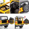 BDTCTK Off-Road 7 Door for Wrangler Diecast Toy Car Model, 1/22 Scale Metal Alloy Vehicle for Kids Boys Girls Adults, Doors Open, Light and Sound, Gifts Yellow view 4