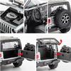 BDTCTK Off-Road 7 Door for Wrangler Diecast Toy Car Model, 1/22 Scale Metal Alloy Vehicle for Kids Boys Girls Adults, Doors Open, Light and Sound, Gifts Gray view 4