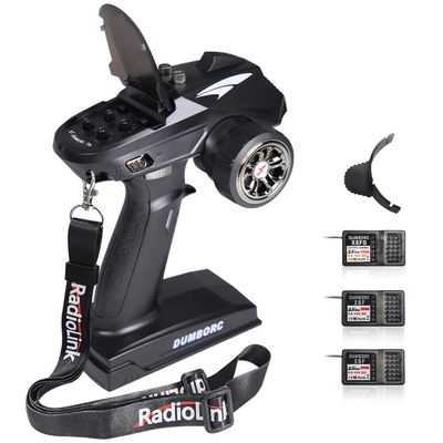 DUMBORC X6 RC Radiol Controller & X6FG Receiver(With Gyro) & 2Pcs X6F Receiver(Without Gyro) & Neck Lanyard Set