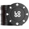 Lynkaye 100 Plastic Poker Chips with no denominations, DIY Print with Your Personalized Text, Poker Card Game Chips Bulk, Counting Discs Markers for Math Counting, Game Play, Party view 2