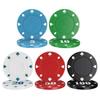 Lynkaye 100 Plastic Poker Chips with no denominations, DIY Print with Your Personalized Text, Poker Card Game Chips Bulk, Counting Discs Markers for Math Counting, Game Play, Party view 3
