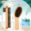 2 Pcs Sand Brush Sand Remover Surf Off Brush with Bag Beach Accessories for Vacation, Beach Sports, Pets and More view 3