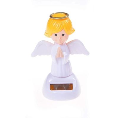 Solar Swinging Angel Home Car Ornament Powered Dancing Swinging Angel Decor