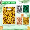 Animal Print Party Favor Bags - 60Pcs Zoo Print Goody Candy Treat Gifts Bags, Summer Jungle Safari Themed Party Decorations for Kids Girls Boys Birthday Baby Shower Animals Theme Events Supplies view 2