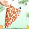 Animal Print Party Favor Bags - 60Pcs Zoo Print Goody Candy Treat Gifts Bags, Summer Jungle Safari Themed Party Decorations for Kids Girls Boys Birthday Baby Shower Animals Theme Events Supplies view 4
