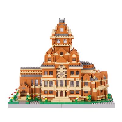 Geniteen Mini Building Blocks World-Famous College Architectural Model Micro Mini Block Set