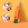 3 pcs Bottle Cleaning Brush Set, Carrot Cup Lid Groove Cleaner + Long Handle Silicone Cleaner Brushes + Drinking Straw Brush for Cleaning Baby Bottles, Narrow Neck Bottle, Sport Water Bottle, Tumbler view 2