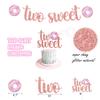 NALONER Two Sweet Birthday Party Decorations, Donut Decoration, Baby Second 2nd Decorations for Girl, Banner & Cake Topper, Balloons Garland view 2