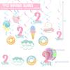 NALONER Two Sweet Birthday Party Decorations, Donut Decoration, Baby Second 2nd Decorations for Girl, Banner & Cake Topper, Balloons Garland view 4