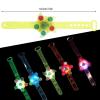 Huastyle Birthday Party Favors for Kids 4-8 Goodie Bag Stuffers,24 Pack Light Up Spinner Bracelets for Pinata Fillers Prize Treasure Box Classroom Glow in The Dark Party Supplies Return Gifts view 4