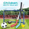 SOWOFA Hockey Stick Plastic Football Two-in-one Sporting Goods Teaching aids Parent-Child Interactive Game (configured with Black Storage Bag) view 3