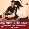NWTY Tower Questions Game - 54 Fun Conversation Starters - Commands for Game Nights, Date Nights, & to Deepen Connections - A Spin on Fun Classic Games Like Tumbling Wooden Block Tower Games view 2
