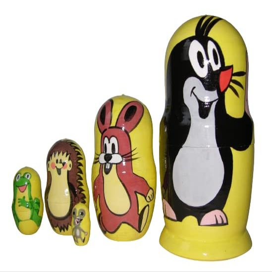 The Mole (Krtek) nesting doll