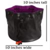 Forged Dice Co. Pouch of The Endless Hoard Dice Bag - Holds Over 1,000 Polyhedral Dice - Dice Storage Bag with 7 Pockets - Perfect for Bulk Dice - Black/Purple view 3