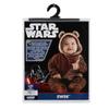 STAR WARS Ewok Official Infant Halloween Costume - Premium Quality Minky Jumpsuit with Attached Hood and Non-Slip Booties (6-12 months) view 2