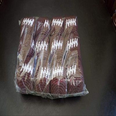 12-Pack Hand-Stitched Football Bean Bags for use with Deep Shot Games Football Bean Bag Toss Game
