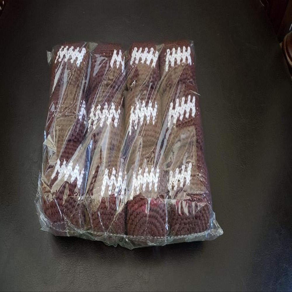 12-Pack Hand-Stitched Football Bean Bags for use with Deep Shot Games Football Bean Bag Toss Game
