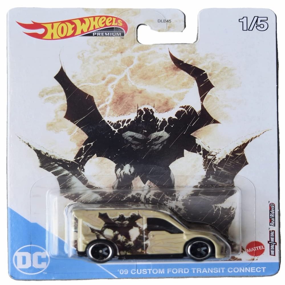 Hot Wheels '09 Custom Ford Transit Connect - 2022 Batman 1/5