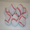 12-Pack Hand-Stitched Baseball Bean Bags for use with Deep Shot Games Baseball Bean Bag Toss Game view 1