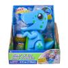 Bump N Go Dino - Moving Bubble Blower for Kids, Lights and Sounds Dinosaur Bubbler, Spins and Moves, Outside Toy, Automatic Bubble Machine, 4oz Bubble Solution Included, Blue view 2