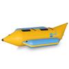 SereneLife Inflatable Floating Banana Boat, Towable Tube for Boating, Includes Storage Bag, Food Pump, and Repair Kit for 2-6 seaters view 1