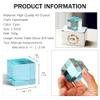 QFkris K9 Crystal Optical Glass Prism Cube Paperweight Ornament Art Glass Figurine Table Home Collectible Decor Photography Accessory (1.5inch,Cyan) view 2