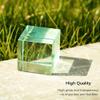 QFkris K9 Crystal Optical Glass Prism Cube Paperweight Ornament Art Glass Figurine Table Home Collectible Decor Photography Accessory (1.5inch,Cyan) view 4