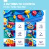 Hahaland 3 Year Old Boy Toys - Race Track Toys, Car Toy for Boys 3-4, Puzzle Track Rescue Racer Game with Magnetic Helicopter, STEM Learning, Montessori, Toddler view 2