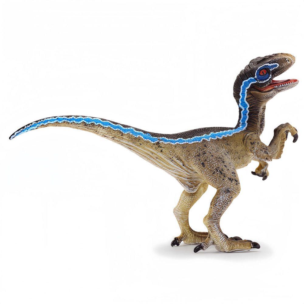 Gemini&Genius Velociraptor Dinosaur Toy for Kids, Raptor Dinosaur with Moveable Jaw and Hands, Realistic and Funny Dino Gift, Display, Collection and Play for Kids