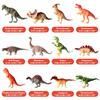 12Pack Educational Realistic Dinosaur Figure Toys for Toddler 6'' to 7" Large Size Dinosaur Playset Gift for Kids, Boys, and Girls Children's Birthday Favors view 2