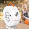 Bubble Machine Automatic Bubble Blower for Kids Toddlers Rechargeable Battery Portable Bubble Maker Electric Bubble Machine Auto Rotating 90/360 Outdoor Toy (White) view 4