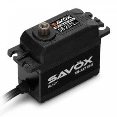 Savox SB2271SG-BE Black Edition High Voltage Brushless Digital Servo 0.065sec / 277oz @ 7.4V