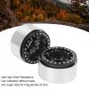 Dilwe RC Beadlock Wheels RC Accessories, 2PCS Aluminum Alloy 1.9 Inch RC Beadlock Wheel Rims Lock Tire Design for RC Climbing Car RC Car Replacement Parts view 2