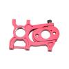 CUTULAMO RC Motor Seat, 2 Piece Design RC Motor Mount Heavy Duty Sturdy Labor Saving for Arrma 6s Kraton(Red) view 2