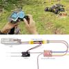 Radiolink RC6GS V3 New 7 Channels RC Transmitter and Gyro Receiver R7FG, Voltage Telemetry, 2.4Ghz Surface Radio Controller for RC Crawler, Drifting, Bash, Buggy Cars, and Boats view 4