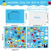 chiazllta 30 Packs Fathers Day Craft Kits for Kids Father's Picture Frame DIY Craft Art Fathers Day Party Decoration Favor Home Classroom Game Activities view 3
