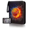 CDROPS Yellow 400 Card Binder with 50 Removable Pages, Compatible with Basketball, TCG, and Other Standard Size Cards view 1