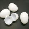 BlueMart 30pcs 2-3/8 inch White Blank Detachable Plastic Eggs DIY Painting Kits Easter Basket Stuffers DIY Easter Eggs B-E-E view 3