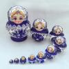 ink2055 10Pcs/Set Doll Creative Handmade Big Belly Matryoshka for Living Room view 3