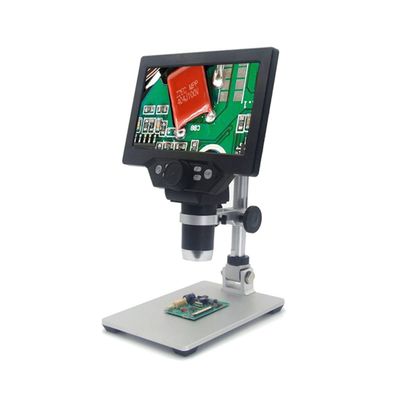 Lab Microscope Slides 12MP 1-1200X Digital Microscope, Electronic Microscopes Microscope Parts (Color : Bult in Battery)
