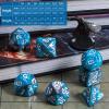 CiaraQ DND Polyhedral Dice Set with a Black Dice Bag for D&D RPG MTG Role Playing Table Games view 3
