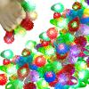 Charniol 200 Pack Light up Rings Novelty Glow In The Dark Rings In 6 Colors Flashing Led Ring Colorful Shining Soft Jelly Rubber for Adult Party Favors Concert Show Supplies view 1