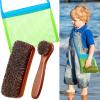 3 Pieces Sand Brush for Beach Feet, Sand Remover with Black Mesh Bag Beach Accessories Gear Surfing Equipment for Water Sports Volleyball Ocean and Lakeside Recreation view 1