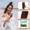 3 Pieces Sand Brush for Beach Feet, Sand Remover with Black Mesh Bag Beach Accessories Gear Surfing Equipment for Water Sports Volleyball Ocean and Lakeside Recreation view 3