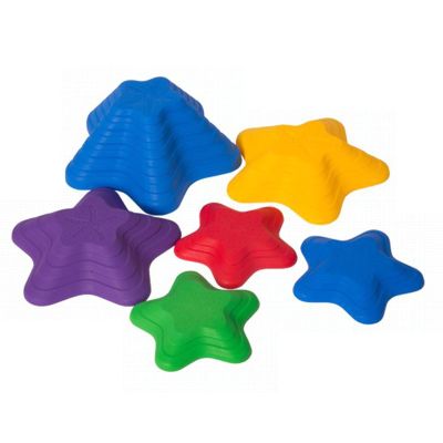 LCYDMJ Stepping Stones Children Balance Training Stepping Stone, Indoor and Outdoor Educational Game Toys, Exercise Hand and Foot Coordination (Color : 6 Piece Set)