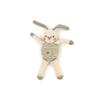 Pebble Fair Trade Handmade Crochet Cotton Motif Bunny - spot view 1