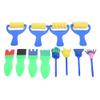 12pcs Kids Painting Brushes, Sponge Paint Roller Brush Portable Toy Drawing Set Painting Tools for Toddlers Kids Early Learning Play Foam Roller Sponge Arts Crafts Gift view 1
