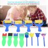 12pcs Kids Painting Brushes, Sponge Paint Roller Brush Portable Toy Drawing Set Painting Tools for Toddlers Kids Early Learning Play Foam Roller Sponge Arts Crafts Gift view 2